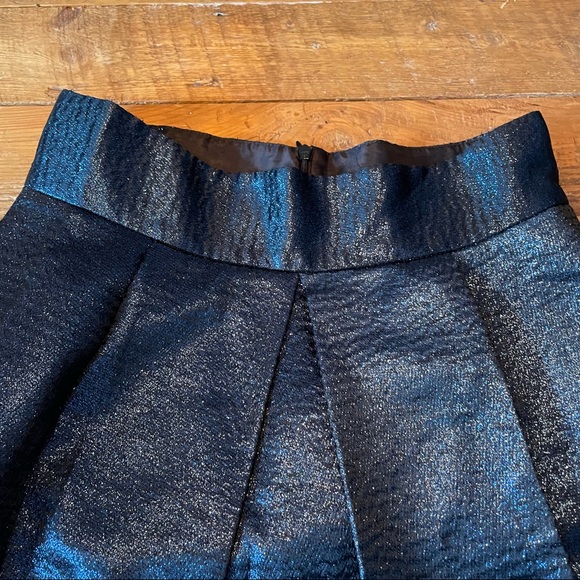 Zara | Sparkly Blue Mini skirt - Picture 2 of 4